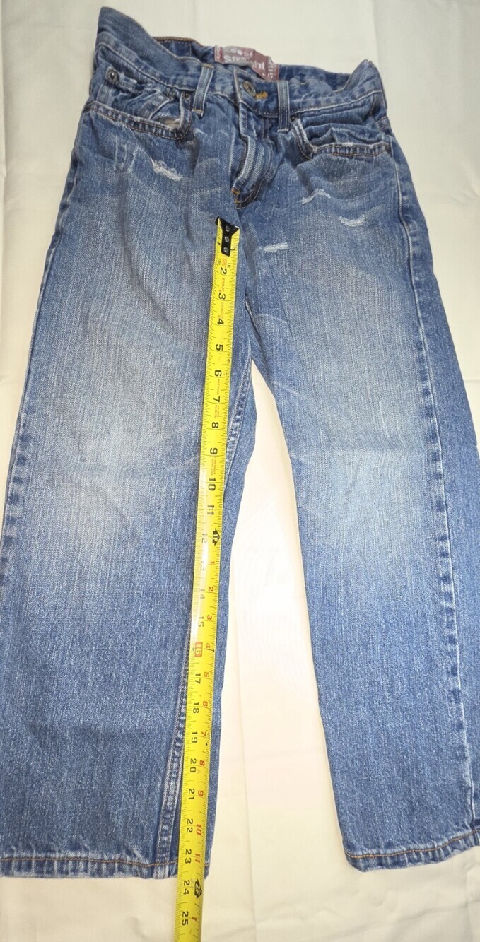 Levi's 569 Men's Jeans Size 10 R Straight Leg 25x25 Blue Denim Red Tab Sku 185